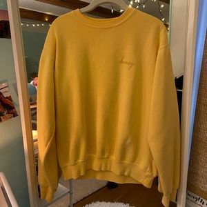 Brandy Melville “Honey” Crew Neck